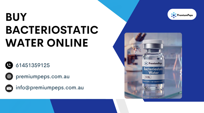 Buy bacteriostatic water online for laboratory research use